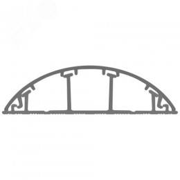 Кабель-канал KK-70-16-FLG напольный светло-серый RAL 7035 70х16мм 42м