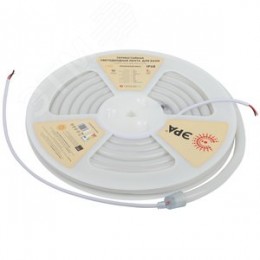 Лента светодиодная термостойкая для бани 9,6Вт/м 24В 3000К IP68 120LED/м LS2835-9,6-120-24-3000K-IP68-3 year-5m