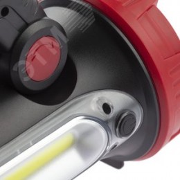 Фонарь светодиодный прожекторный PA-704 [10W SMD+ боковой COB, литиевый акк 6000мАч/ 3,7V, IP65, microUSB