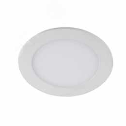 Светильник встраиваемый LED 1-18-6K/1 светодиодный круглый LED 18W 220V 6500K (20/360)