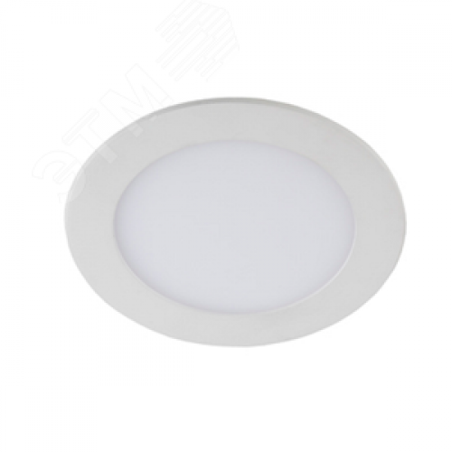 Светильник встраиваемый LED 1-18-6K/1 светодиодный круглый LED 18W 220V 6500K (20/360)