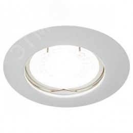 Светильник штампованный MR16,12V/220V, 50W белый ST3 WH
