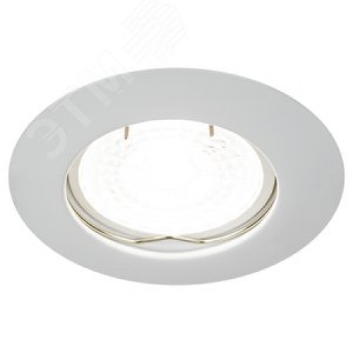 Светильник штампованный MR16,12V/220V, 50W белый ST3 WH