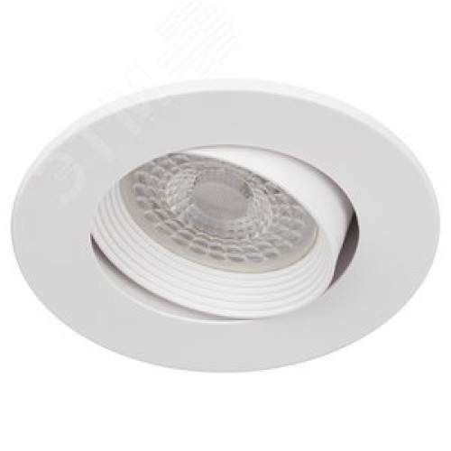 Светильник встраиваемый декоративный KL92 WH MR16/GU5.3 белый, пластиковый (MR16/GU5.3 в комплект не входит)