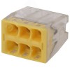 Клемма СМК компактная с пастой серии 246, 6 отверстий, 0,5-2,5 м NO-224-38