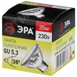 Лампа галогенная GU5.3-JCDR (MR16) -35W-230V-CL (галоген, софит, 35Вт, нейтр, GU5.3)