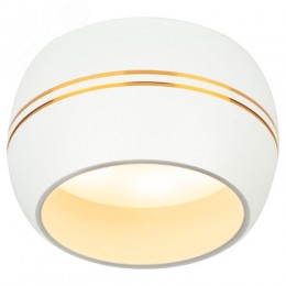 Подсветка декоративная под лампу Gx53 алюминий цвет белый/золото OL13 GX53 WH/GD