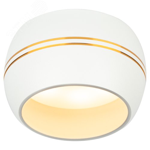 Подсветка декоративная под лампу Gx53 алюминий цвет белый/золото OL13 GX53 WH/GD