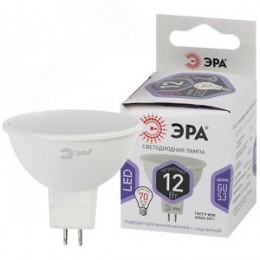 Лампа светодиодная LED 12 Вт 960Лм 6000К софит холодный GU5.3 170-265В LED MR16-12W-860-GU5.3 Standart