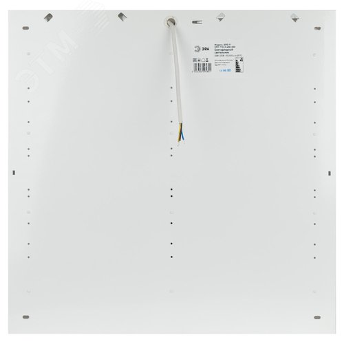 Светильник светодиодный SPO-910-3-40K-032 595х595x40 32Вт 3360Лм 4000К МАТОВЫЙ С ПРОВОДОМ (2/48)