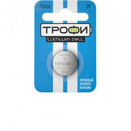 Батарейка Трофи CR1616-1BL ENERGY POWER Lithium (10/240/43200)
