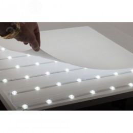 Светильник светодиодный ДВО/ДПО 38Вт 3990Лм 4000K IP40 с равномерной засветкой 595х595х40 матовый SPO-910-9-40K-038