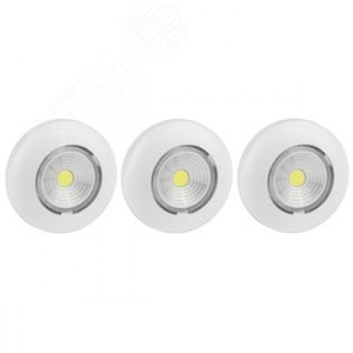 Фонарик подсветка мощный туристический кемпинговый на липучке на батарейках 3хААА в палатку, 3 штуки SB-502 Аврора