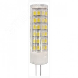 Лампа светодиодная LED 7 Вт 560Лм 2700К капсула теплый G4 170-265В LED JC-7W-220V-CER-827-G4 Standart