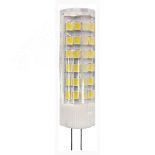 Лампа светодиодная LED 7 Вт 560Лм 2700К капсула теплый G4 170-265В LED JC-7W-220V-CER-827-G4 Standart