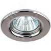 Светильник штампованный MR16,12V/220V, 50W хром ST1 CH