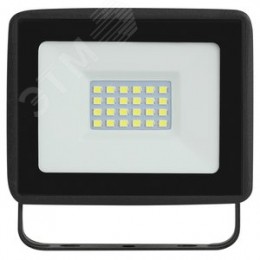 Прожектор светодиодный ДО-30 Вт 4000К 2400 Лм IP65 черный 30w нейтральный 200-240В LPR-023-0-40K-030