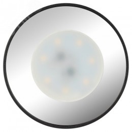 Подсветка накладной, GU10, D80х100мм, черный/хром (50/900)