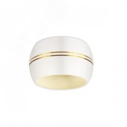 Подсветка декоративная под лампу Gx53 алюминий цвет белый/золото OL13 GX53 WH/GD