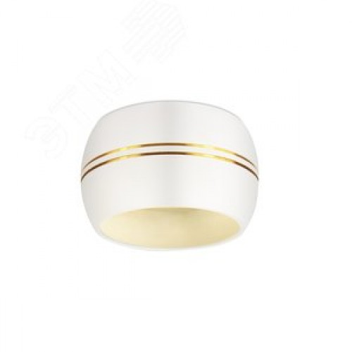 Подсветка декоративная под лампу Gx53 алюминий цвет белый/золото OL13 GX53 WH/GD