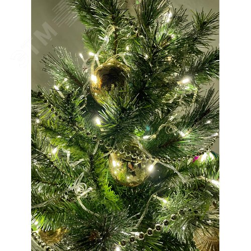 Гирлянда LED Нить 10 м ENIN-10B теплый свет 8 режимов, 220 V, IP20 60/720