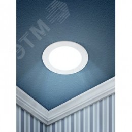 Светильник светодиодный круглый LED 12W 220V 6500K LED 1-12-6K