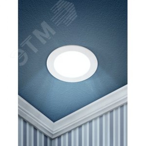 Светильник светодиодный круглый LED 12W 220V 6500K LED 1-12-6K