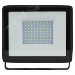 Прожектор светодиодный ДО-100 Вт 6500К 8000 Лм IP65 черный 100w холодный 200-240В LPR-023-0-65K-100