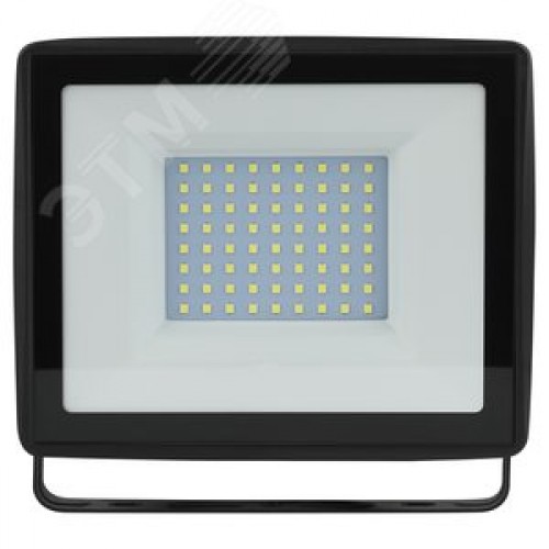 Прожектор светодиодный ДО-100 Вт 6500К 8000 Лм IP65 черный 100w холодный 200-240В LPR-023-0-65K-100