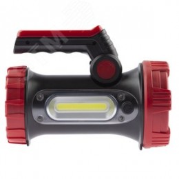 Фонарь светодиодный прожекторный PA-704 [10W SMD+ боковой COB, литиевый акк 6000мАч/ 3,7V, IP65, microUSB