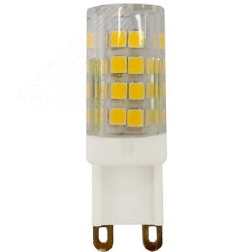 Лампа светодиодная LED 5 Вт 400Лм 2700К капсула теплый G9 170-265В LED JCD-5W-CER-827-G9 Standart