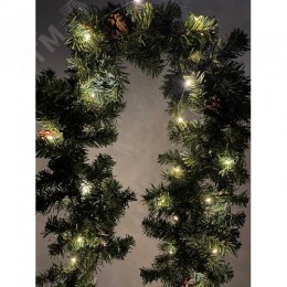 Гирлянда LED Нить 5 м теплый свет, АА ENIN -5NW