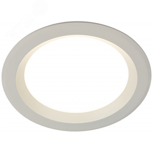 Светильник даунлайт светодиодный SDL-10-90-30K-W35 встраиваемый круглый 35Вт 3000K 3600Лм 228х228х66