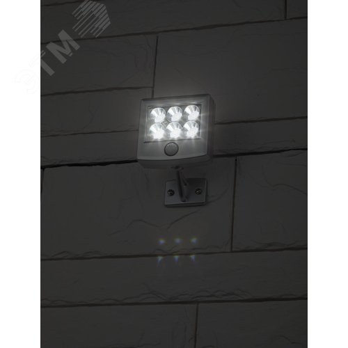 Прожектор с датчиком движения c выносной солнечной батареей, 6LED,150lm ERAFS024-07