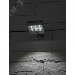 Прожектор с датчиком движения c выносной солнечной батареей, 6LED,150lm ERAFS024-07
