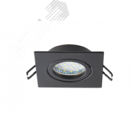 Светильник встраиваемый алюминиевый KL87 BK MR16/GU5.3 черный