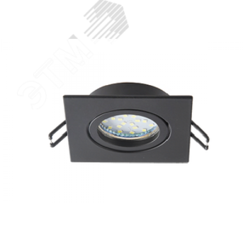 Светильник встраиваемый алюминиевый KL87 BK MR16/GU5.3 черный