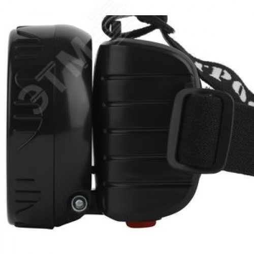 Фонарь налобный светодиодный 4Вт 50Лм IP40 LED 2 режима аккумуляторный TG9 черный