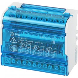 Шины на DIN-рейку в корпусе (кросс-модуль) ШНК 4х11 3L+PEN