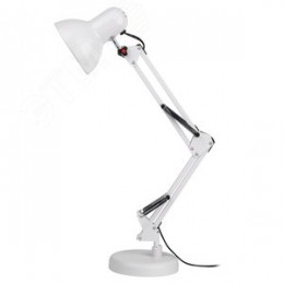 Светильник настольный белый N-214-E27-40W-W