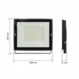 Прожектор светодиодный ДО-150 Вт 6500К 15000 Лм IP65 черный 150w холодный 200-240В LPR-023-0-65K-150 Б0052027 ЭРА