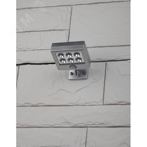 Прожектор с датчиком движения c выносной солнечной батареей, 6LED,150lm ERAFS024-07