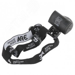 Фонарь налобный светодиодный 5Вт 150Лм IP40 COB 3 режима на батарейках 3xAAA (в комплект не входят) GB-601 черный