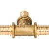 Тройник 20 равносторонний, аксиальный, латунь