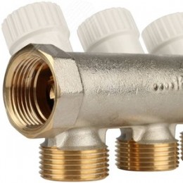 Коллектор распределительный 3/4', 4 отвода 3/4'ЕК