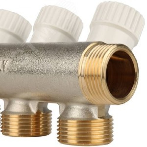 Коллектор распределительный 3/4', 4 отвода 3/4'ЕК