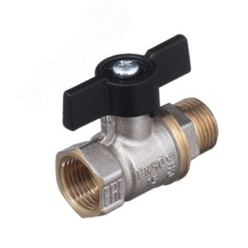 Кран шаровой 11Б27п1 Ду20 А31/1 ВН бабочка никель PN40