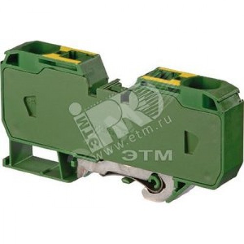 Клемма пружинная 35мм.кв. земля