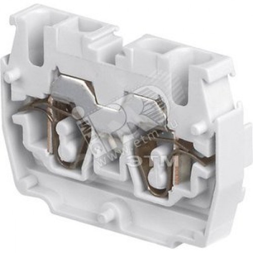 Клемма пружинная DB2.5/5.2L 2.5мм.кв. серая