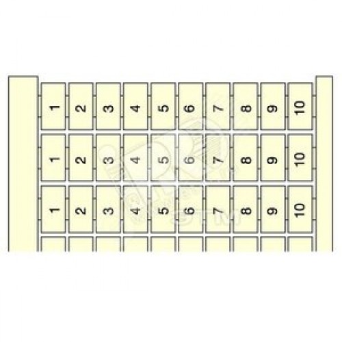 Маркировка вертикальная RC610 10х(41...50)